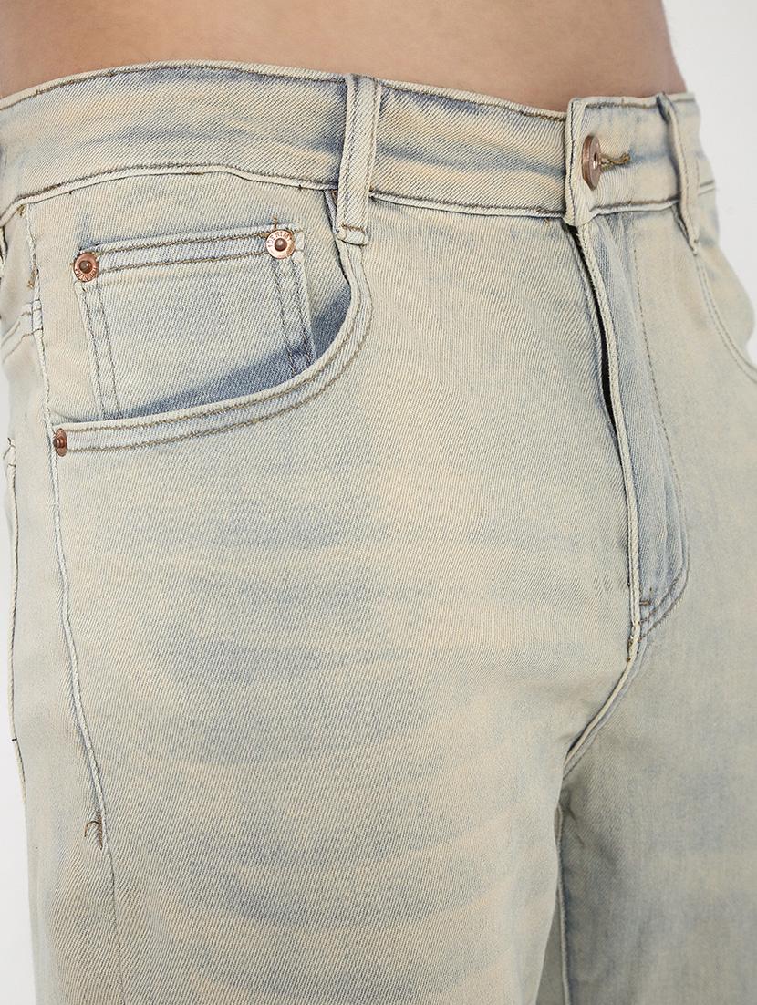 men solid mid rise straight fit jean - 21923947 - Standard Image - 2
