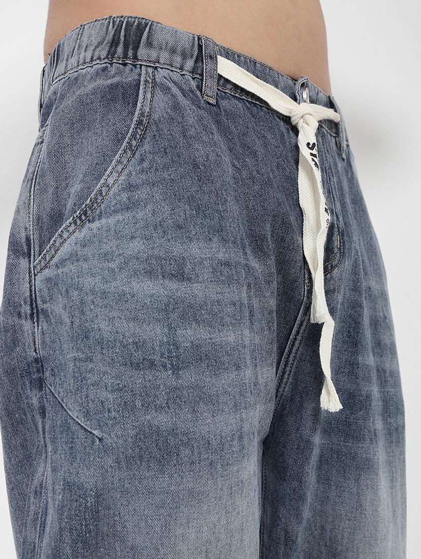 men solid mid rise baggy jean - 21923952 - Standard Image - 2