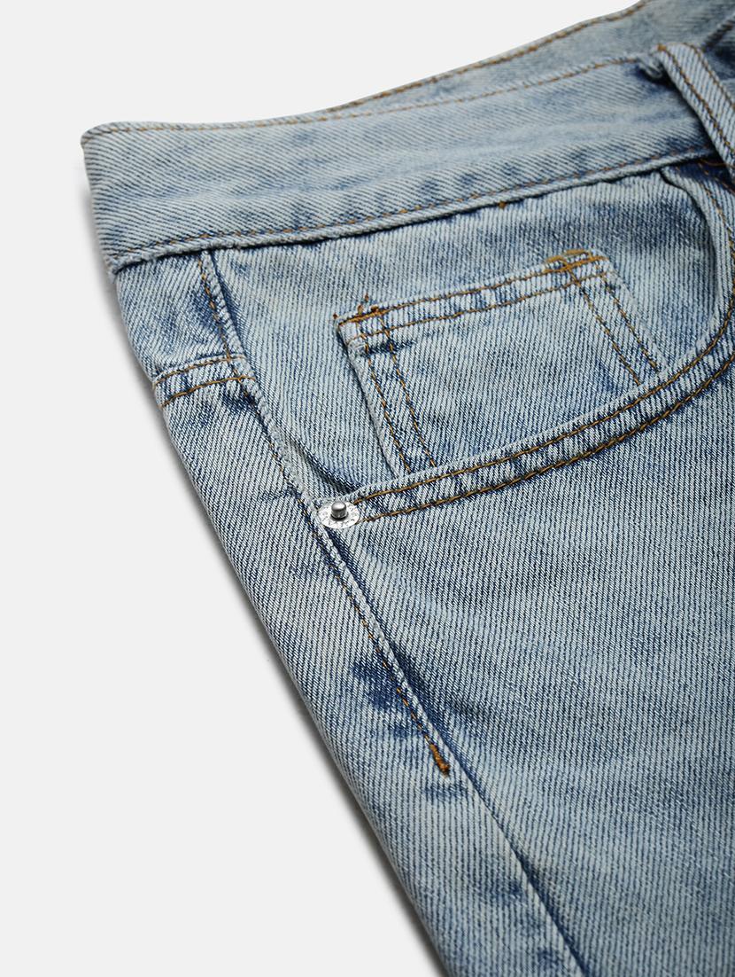 men solid mid rise straight fit jean - 21923953 - Standard Image - 7