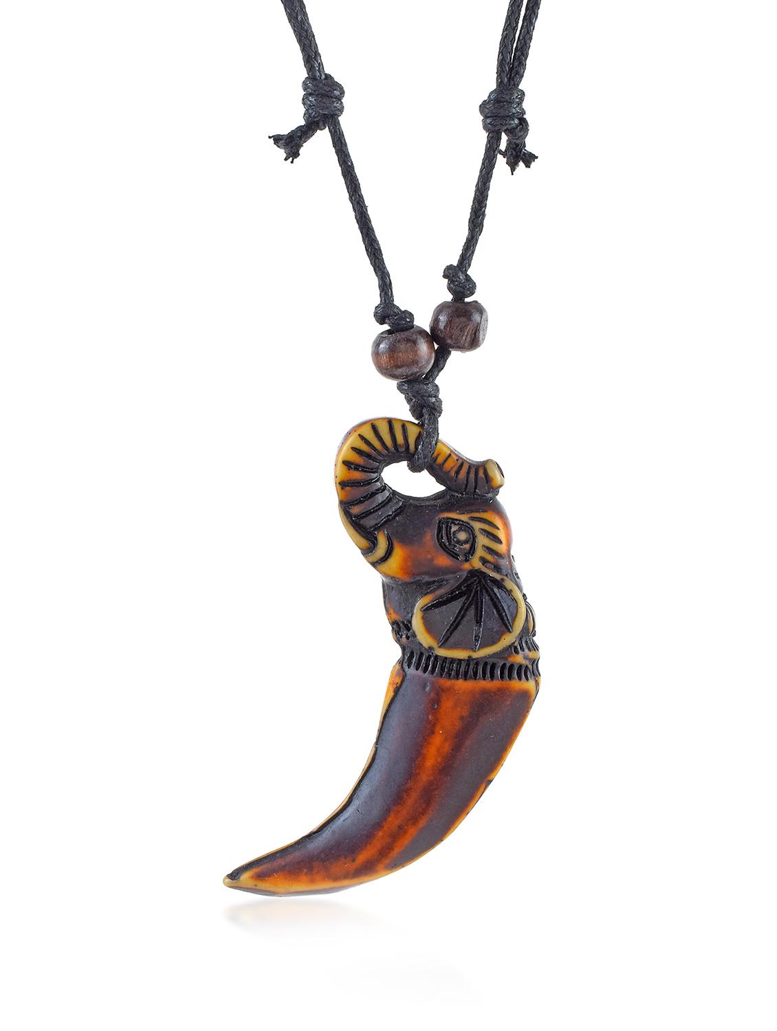 elephant shaped tribal necklace - 21924042 - Standard Image - 2
