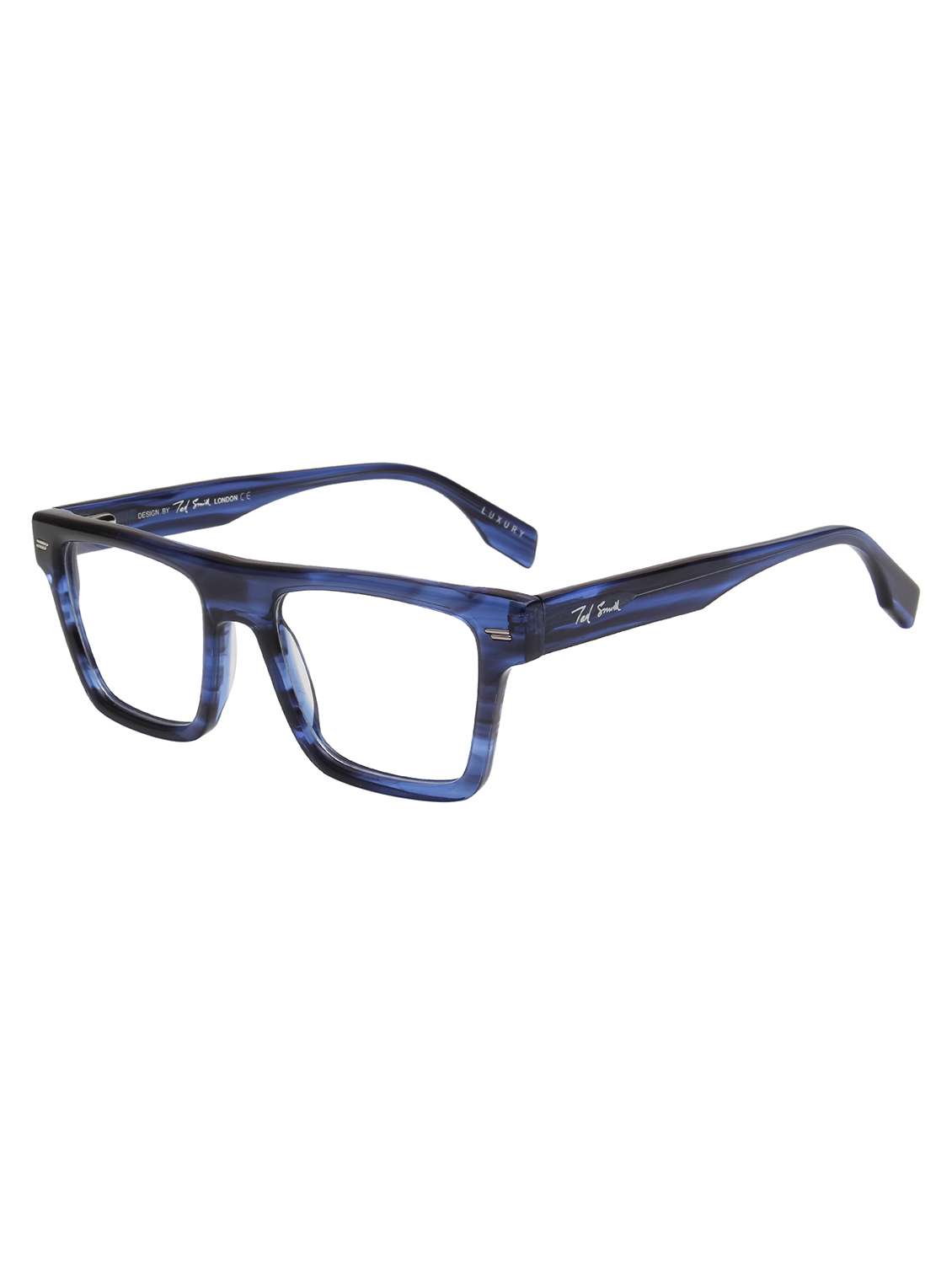 ted smith blue square premium italian acetate frames for unisex - 21924291 -  Standard Image - 2