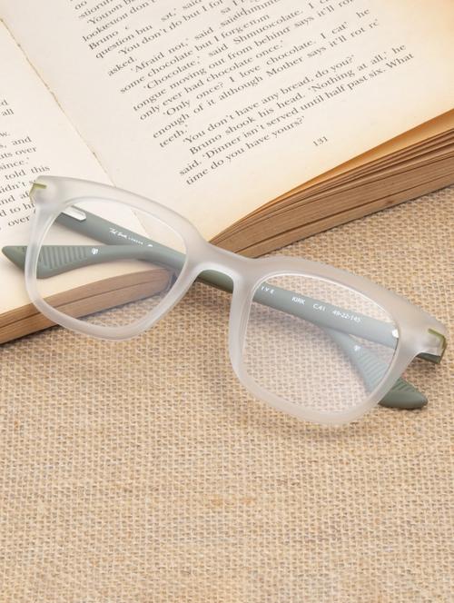 ted smith white square tr90 frames for unisex - 21924326 - Standard Image - 0