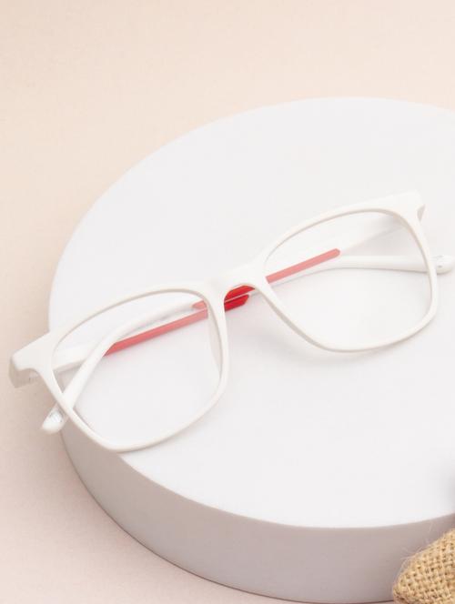 ted smith white wayfarer tr90 frames for unisex - 21924333 -  Standard Image - 0