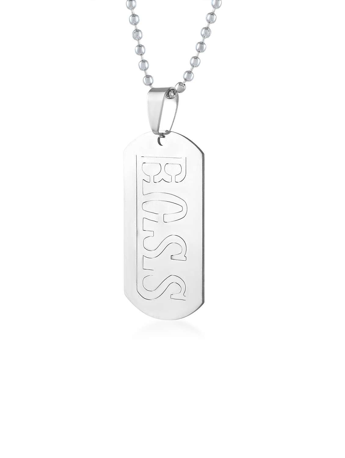 stainless steel boss cut out pendant - 21924452 -  Standard Image - 2