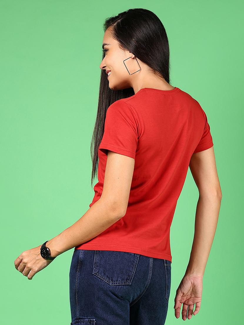 women typographic short sleeve t-shirt - 21924528 - Standard Image - 2