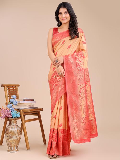 women self design banarasi saree with blouse - 21924616 -  Standard Image - 0
