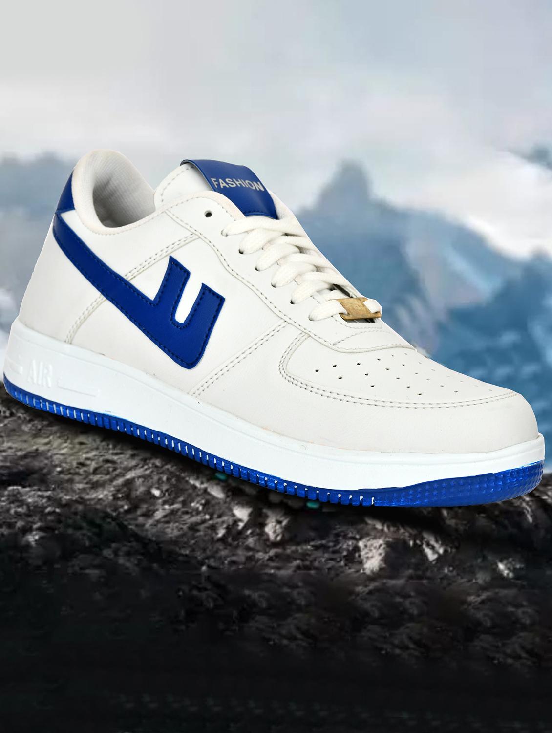 men white solid lace up sneaker - 21924664 - Zoom Image - 0