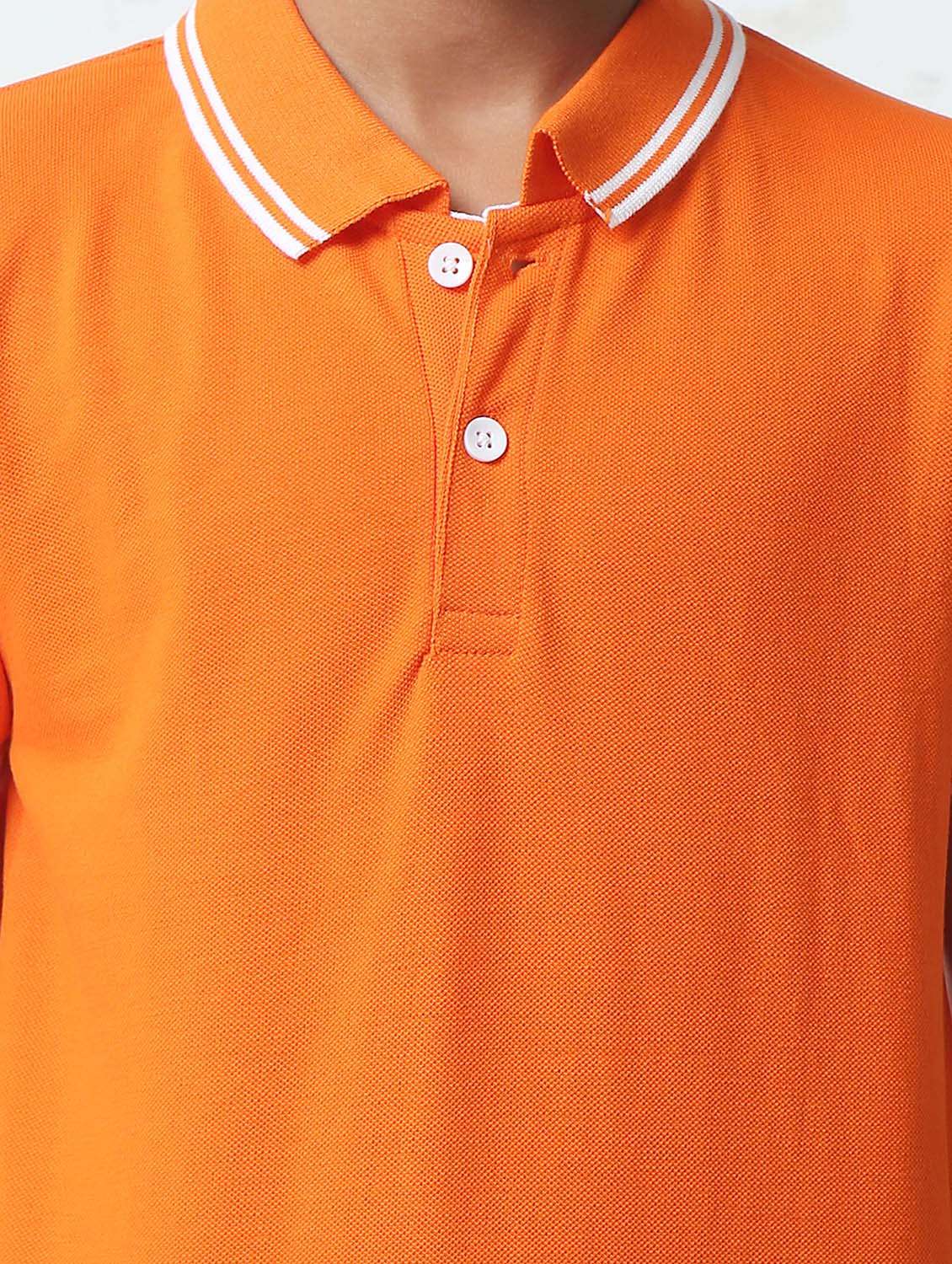 boys solid short sleeve polo t-shirt - 21924841 -  Standard Image - 2