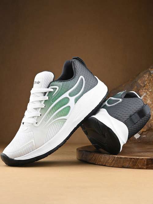 men white lace-up sport shoe