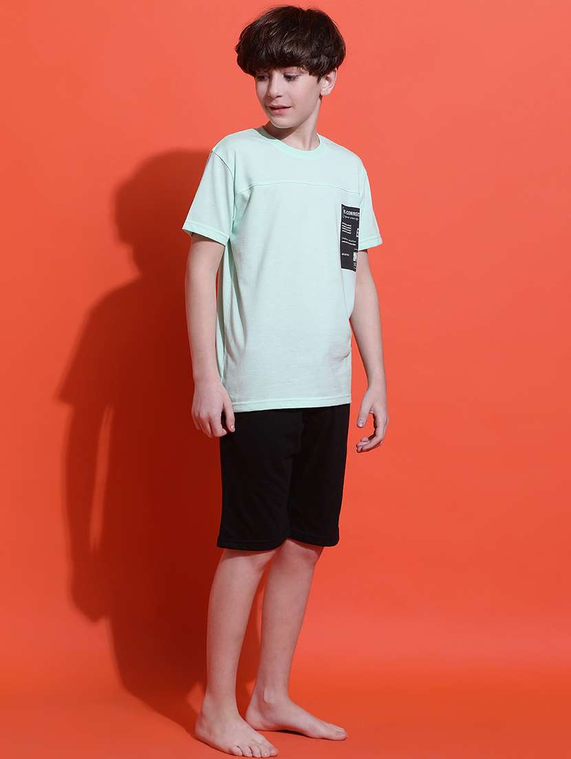 boys printed nightwear shorts set - 21925518 -  Standard Image - 2