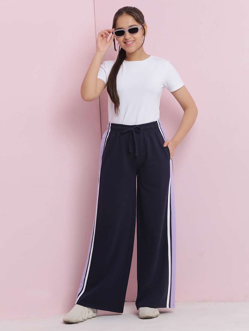 girls tapered high rise track pant  - 21925727 -  Standard Image - 2
