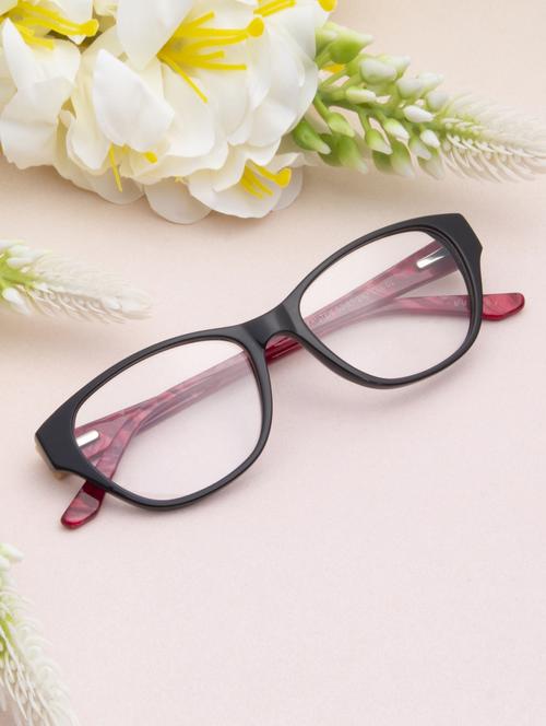 ted smith black cat eye premium italian acetate frames for women - 21925837 -  Standard Image - 0