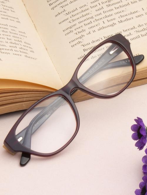 ted smith red cat eye premium italian acetate frames for women - 21925839 - Standard Image - 0