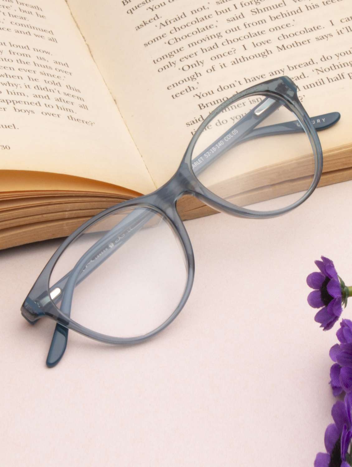 ted smith blue cat eye premium italian acetate frames for women - 21925847 -  Zoom Image - 0