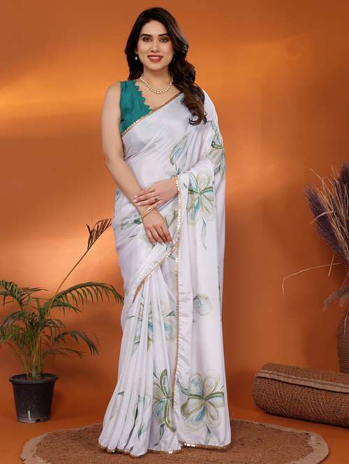 women printed casual wear saree with blouse - 21925865 - Standard Image - 0