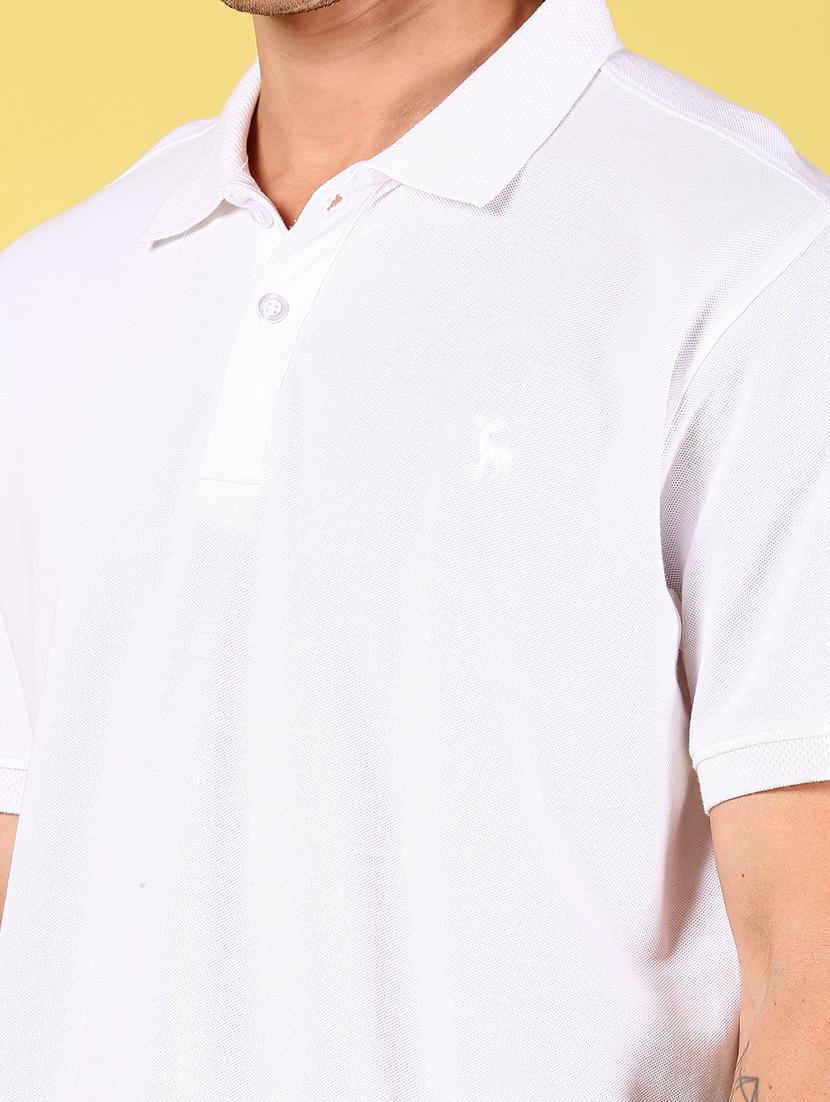 men solid short sleeve polo t-shirt - 21925999 - Standard Image - 2
