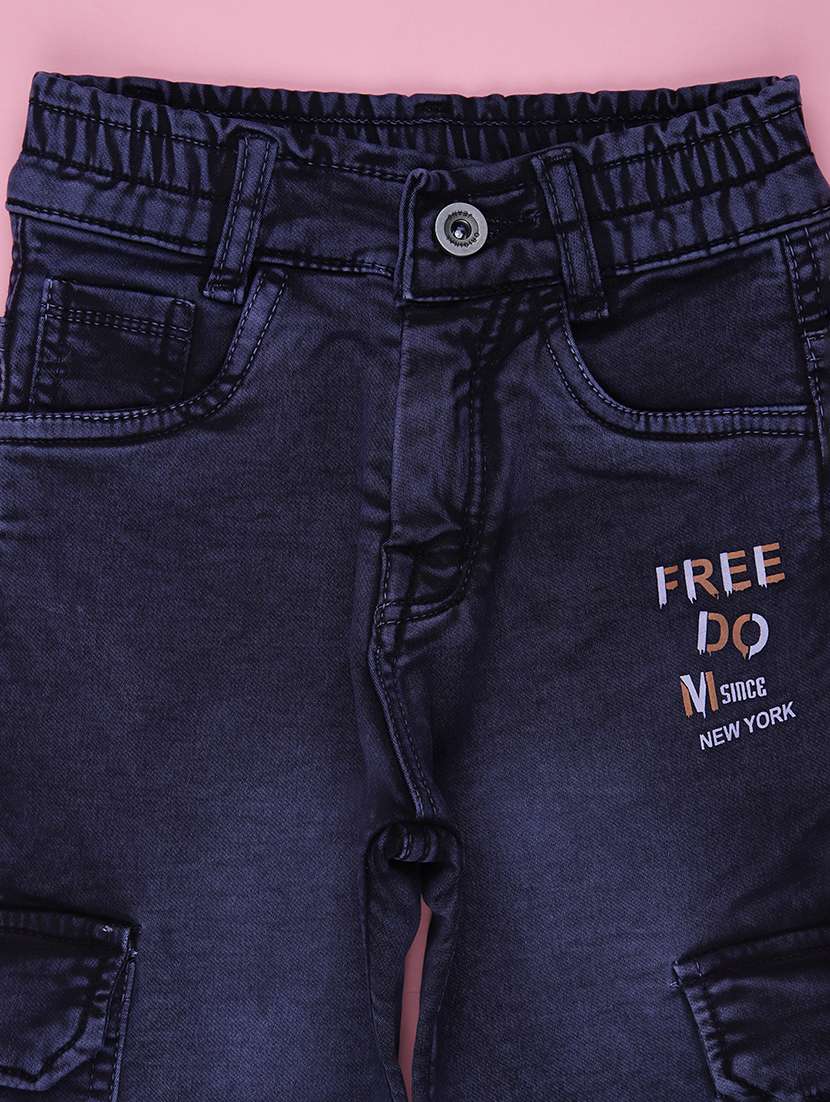 blue cotton plain jean - 21926239 -  Standard Image - 2