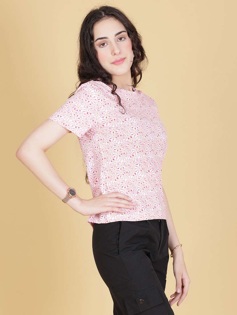 women printed short sleeve t-shirt - 21926592 -  Standard Image - 2