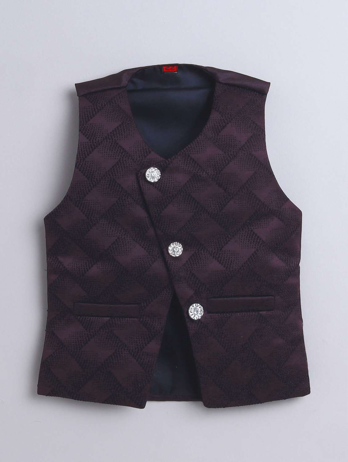 boys embroidered sherwani set with jacket - 21926689 - Standard Image - 2
