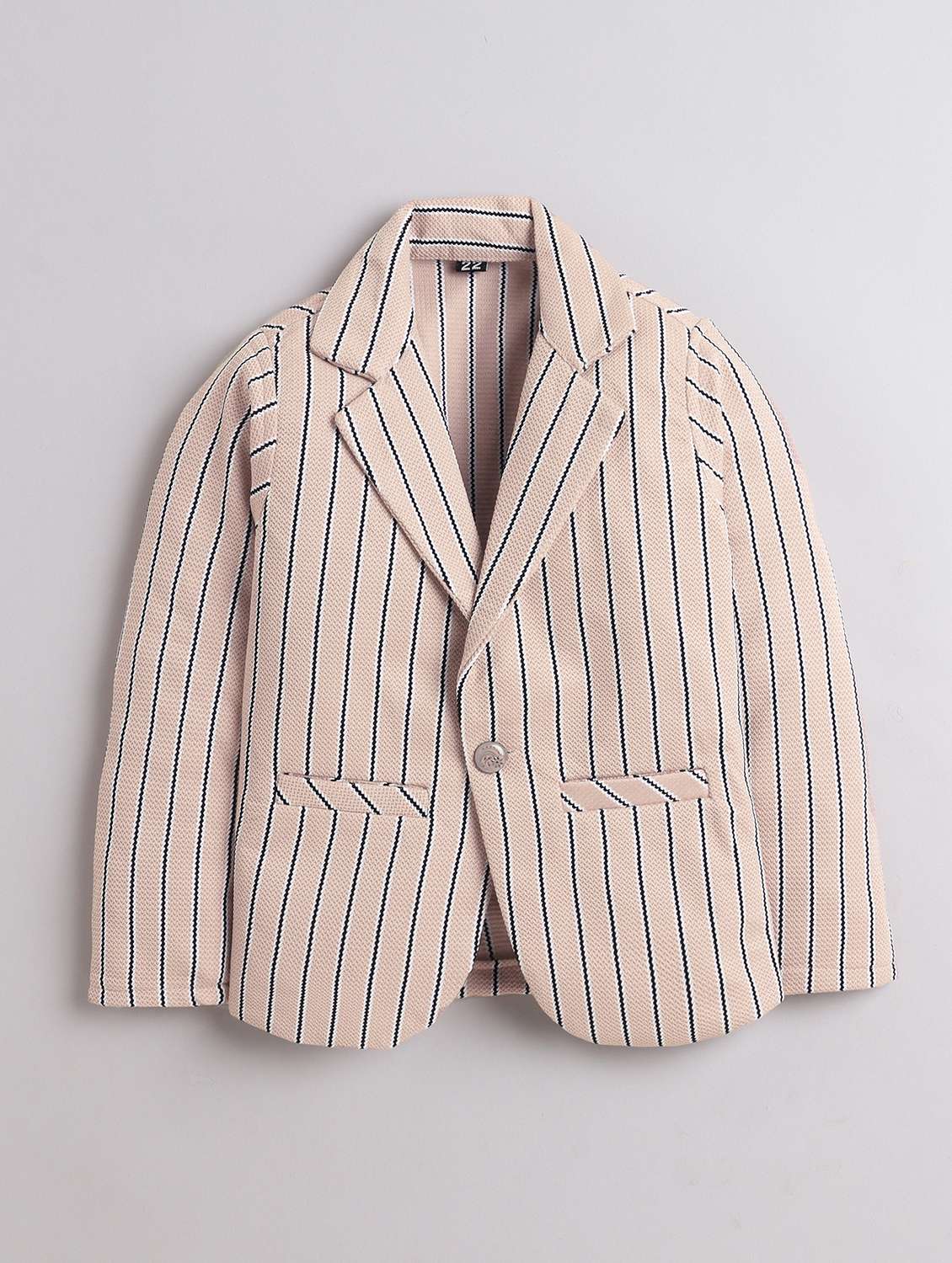 boys striped three piece suit set - 21926691 - Standard Image - 2