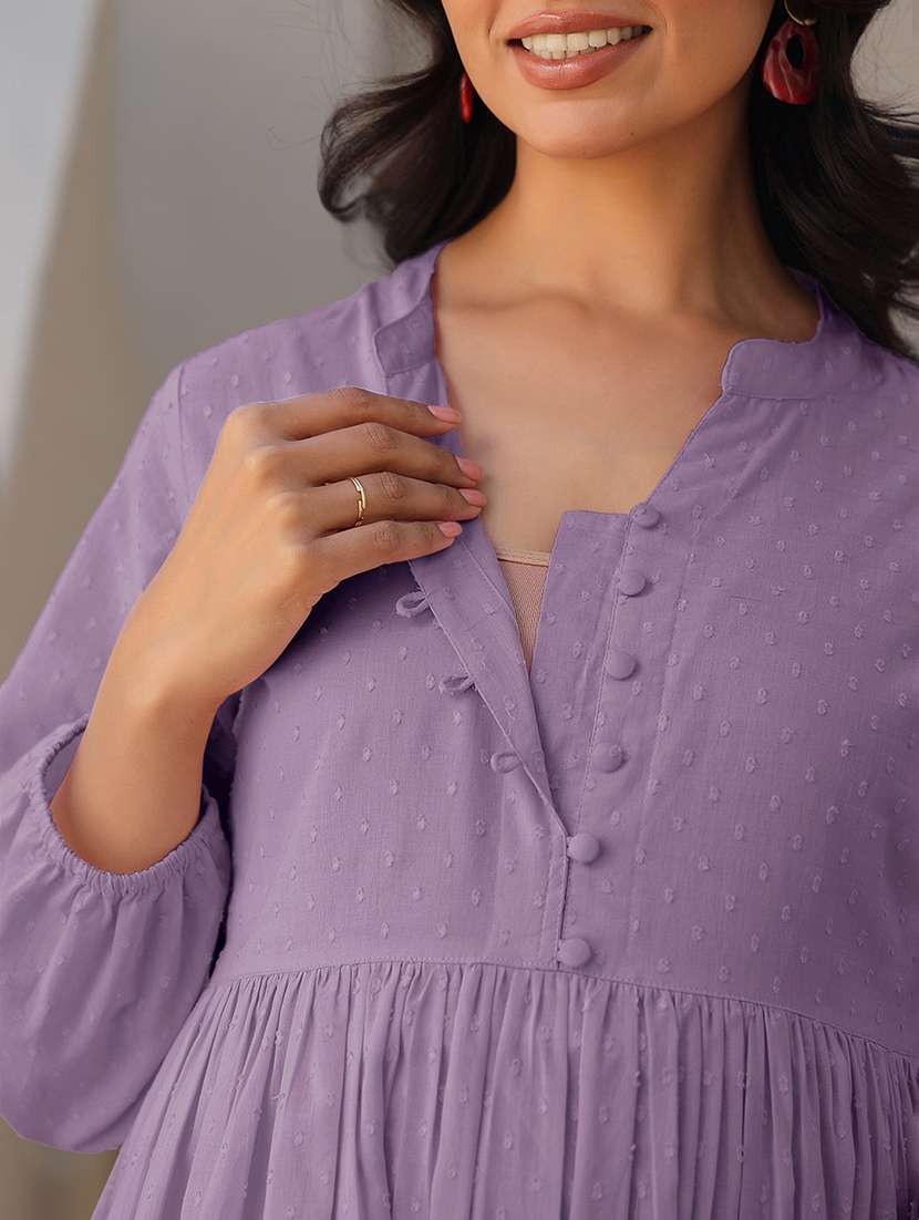 women self design maternity wear kurta palazzo set - 21926830 - Standard Image - 2