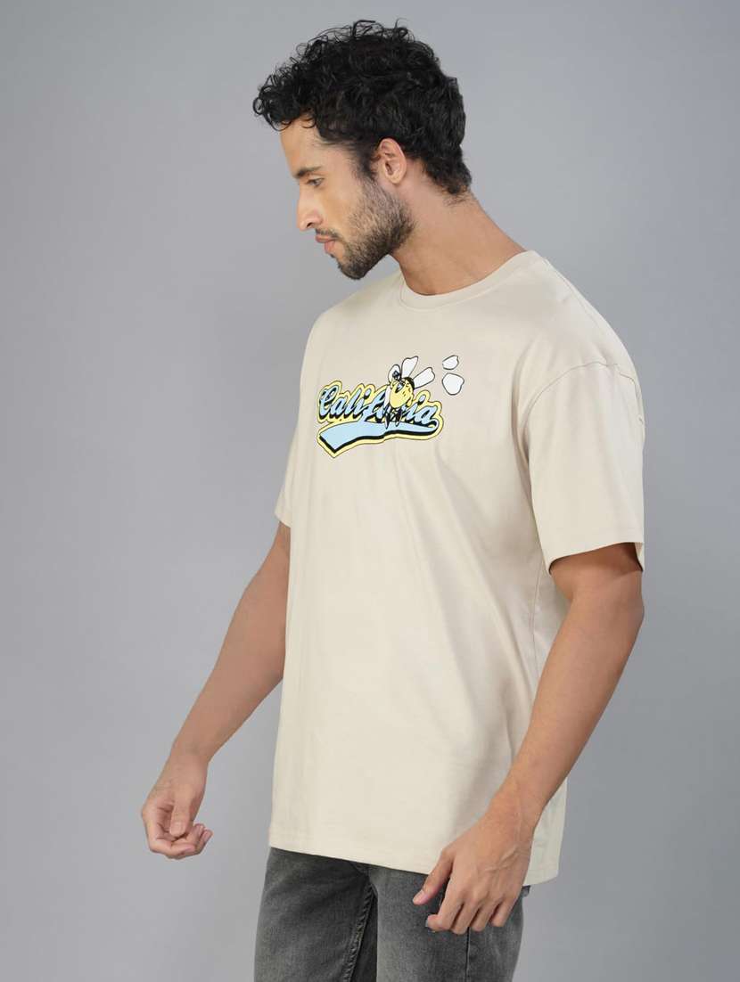 men printed short sleeves loose fit t-shirt - 21928059 -  Standard Image - 2