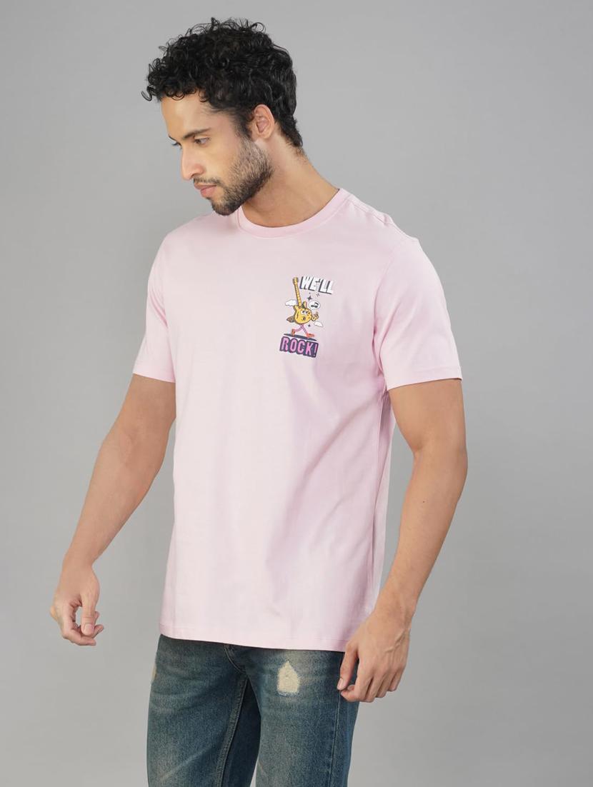 men printed short sleeves regular fit t-shirt - 21928062 - Standard Image - 2