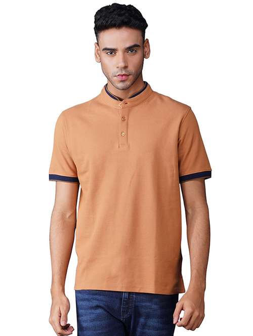 men solid short sleeves regular fit t-shirt - 21928073 - Standard Image - 0