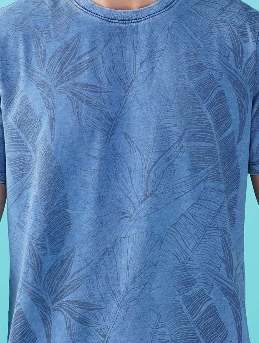 men printed short sleeves loose fit t-shirt - 21928106 - Standard Image - 2