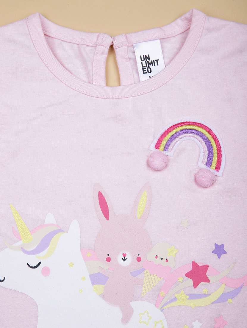 girls printed top and skirt set - 21928279 -  Standard Image - 2