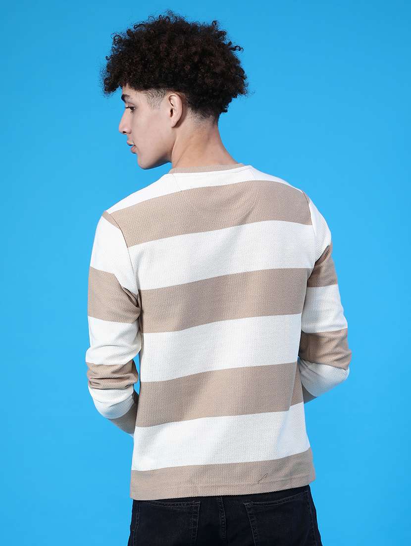 men striped long sleeve regular fit t-shirt - 21928314 -  Standard Image - 2