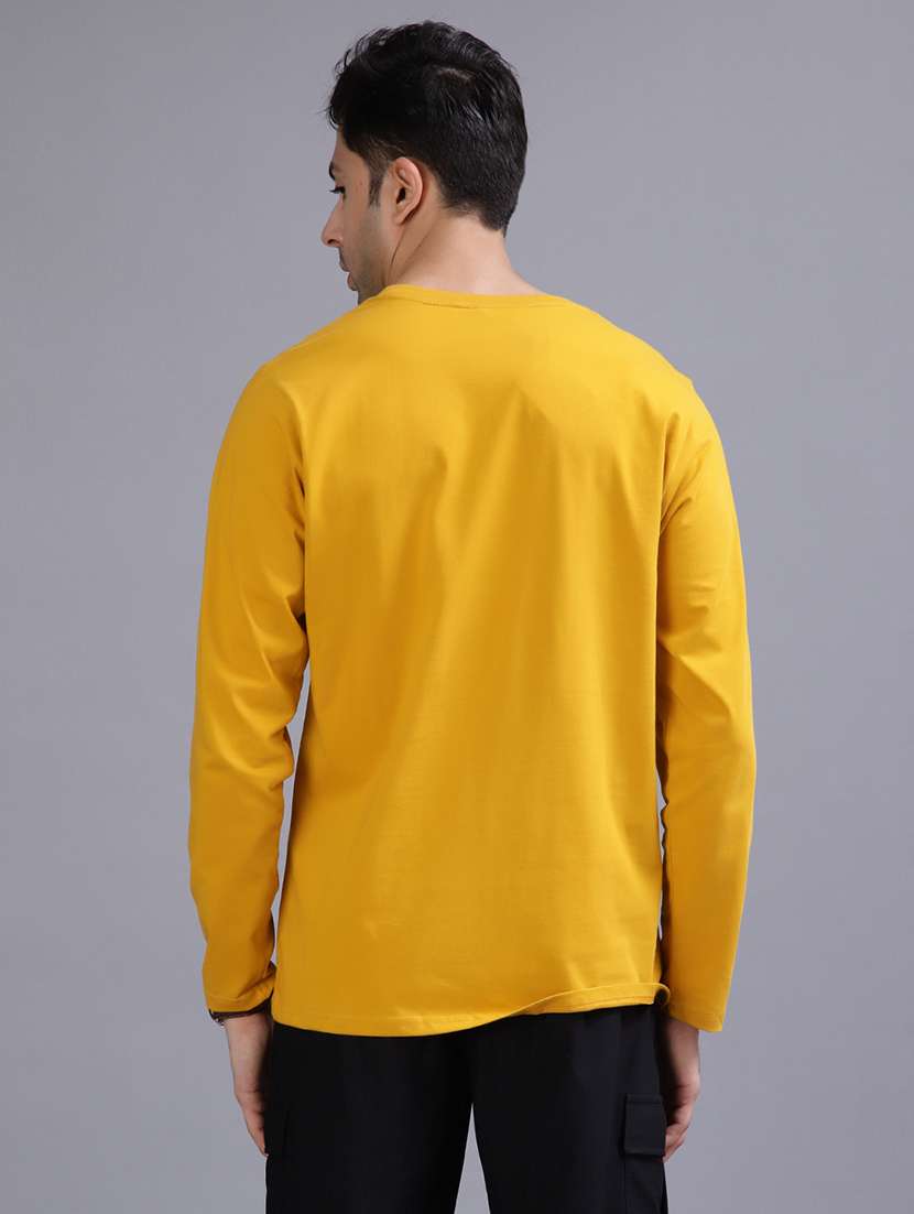 men printed long sleeve regular fit t-shirt - 21928536 -  Standard Image - 2
