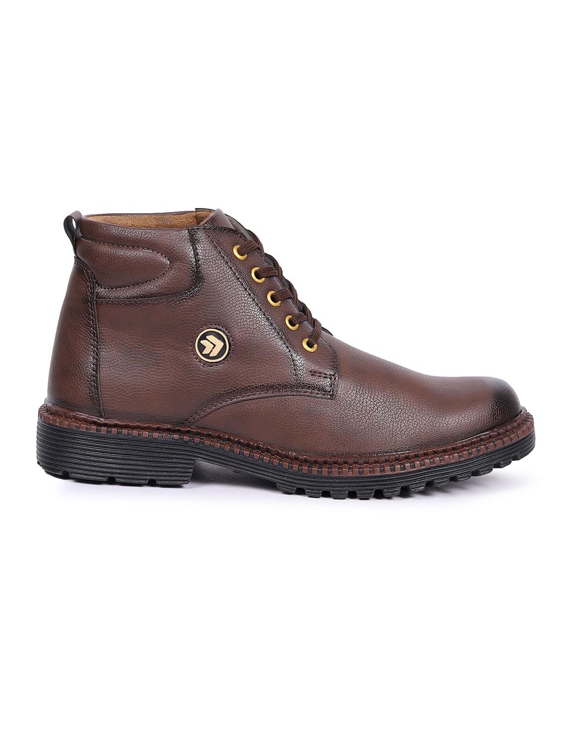 men brown lace up boot - 21930252 - Standard Image - 2