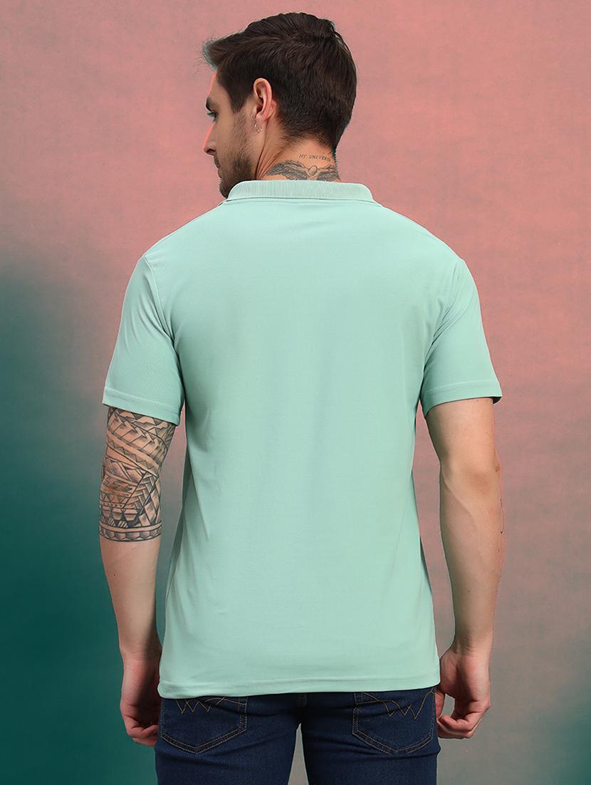 men solid short sleeves regular fit t-shirt - 21930276 - Standard Image - 2