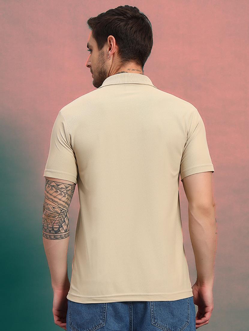 men solid short sleeve regular fit polo t-shirt - 21930277 - Standard Image - 2