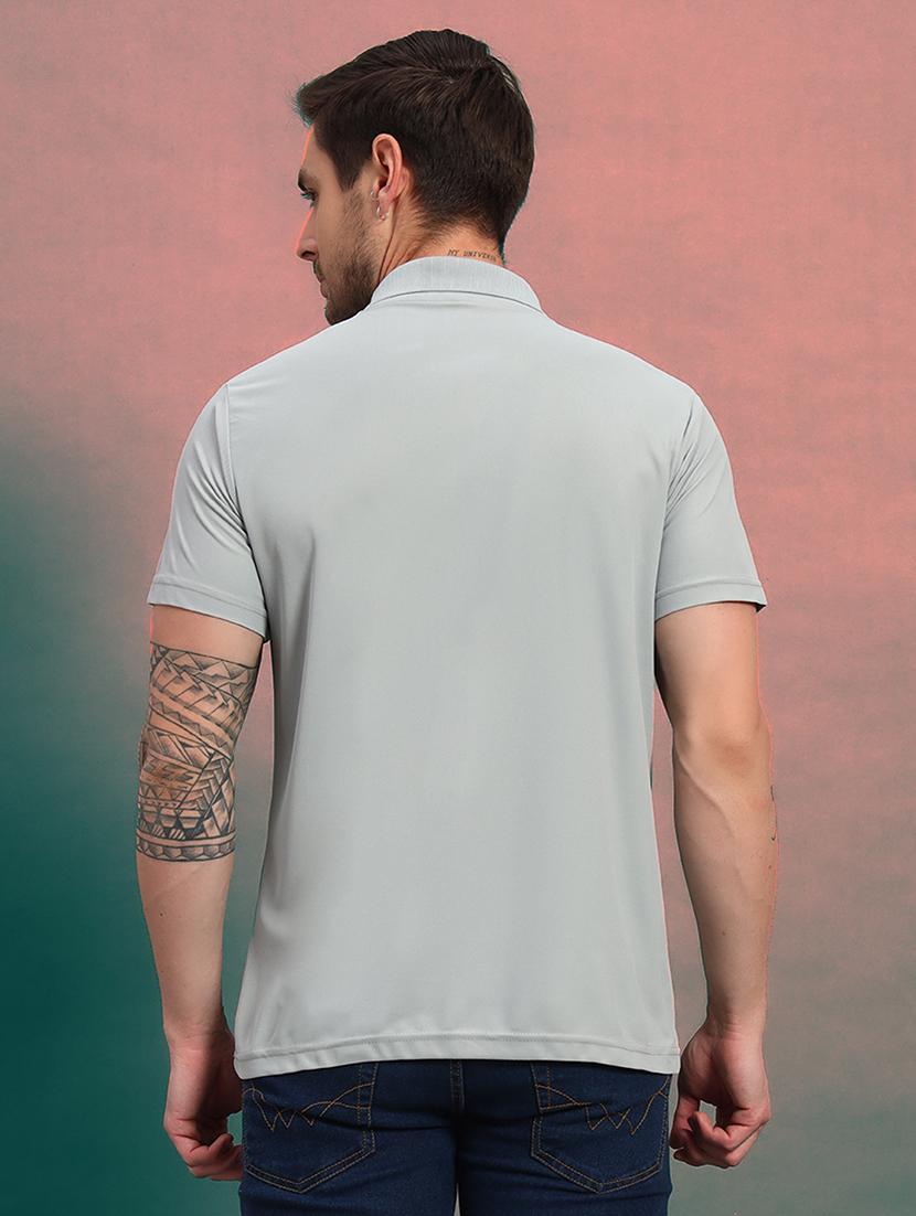 men solid short sleeve regular fit polo t-shirt - 21930280 - Standard Image - 2