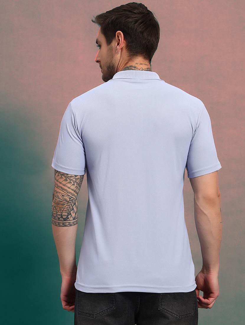 men solid short sleeve regular fit polo t-shirt - 21930281 - Standard Image - 2