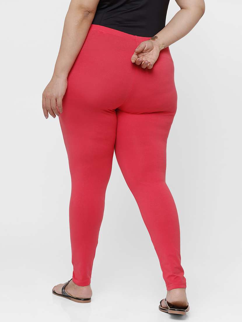 women solid mid rise ankle length legging - 21930303 -  Standard Image - 2