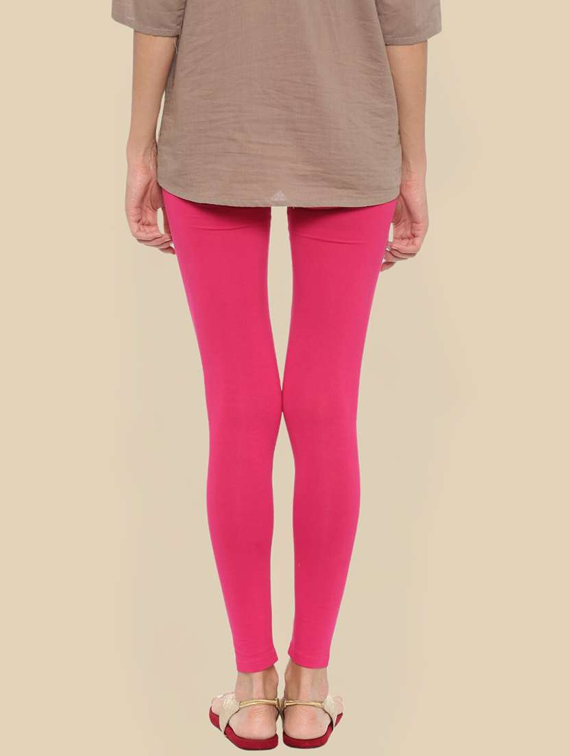 women solid mid rise ankle length legging - 21930306 -  Standard Image - 2
