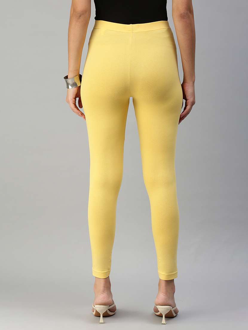 women solid mid rise ankle length legging - 21930320 -  Standard Image - 2