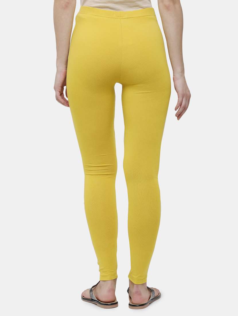women solid mid rise ankle length legging - 21930342 -  Standard Image - 2