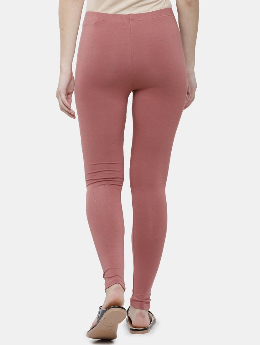 women solid mid rise ankle length legging - 21930349 - Standard Image - 2