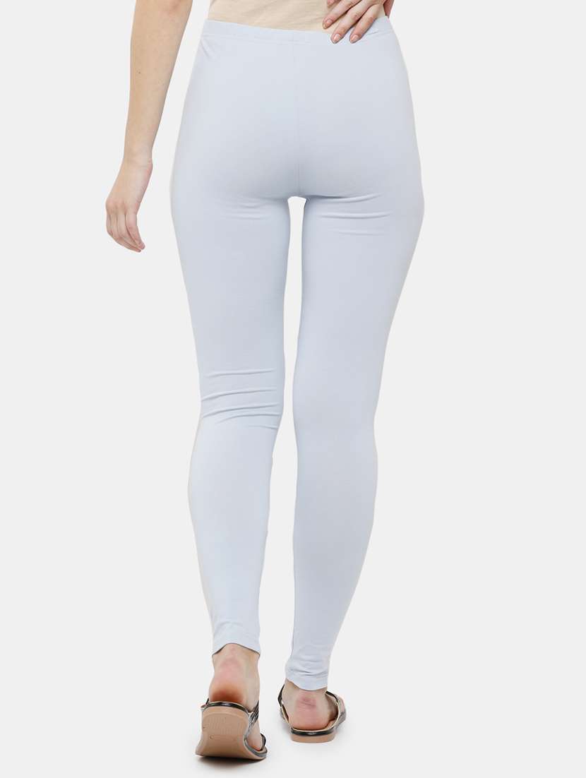 women solid mid rise ankle length legging - 21930350 -  Standard Image - 2