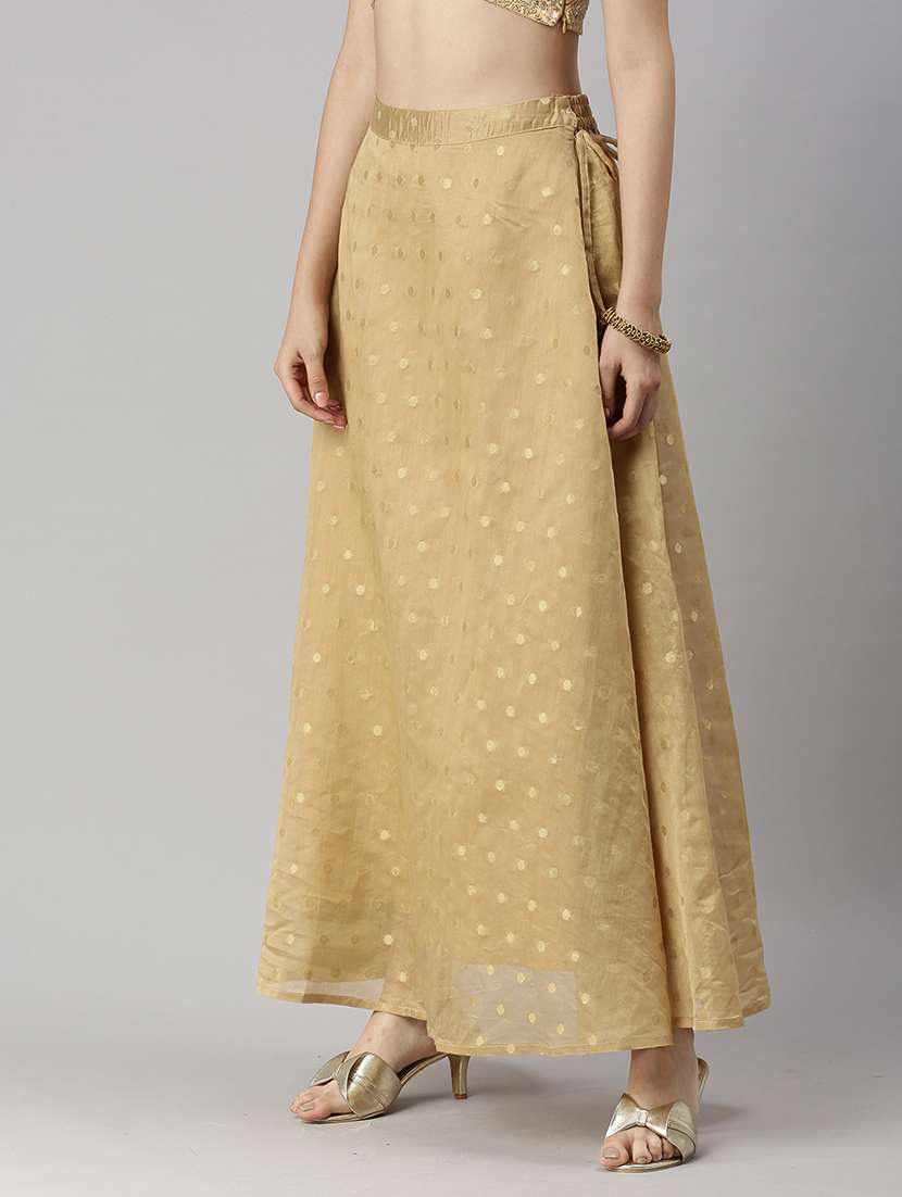 women foil printed mid rise flared skirt - 21930432 -  Standard Image - 2