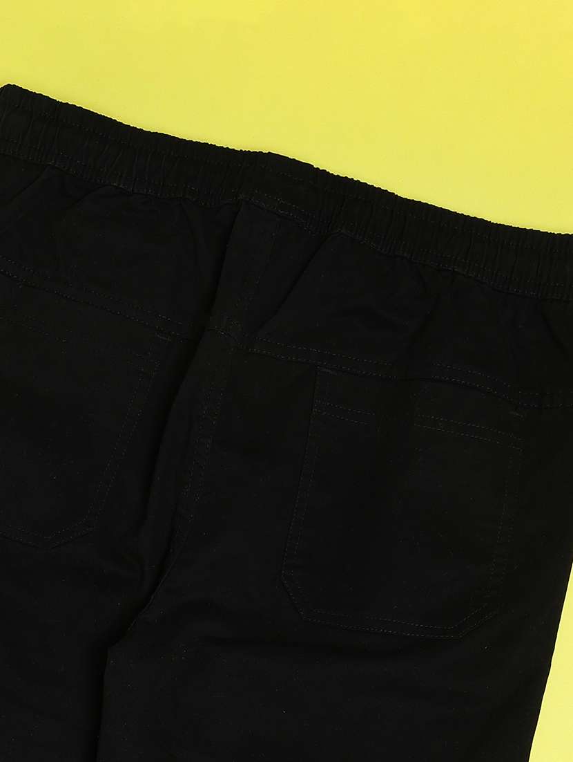 boys solid mid rise joggers - 21930491 -  Standard Image - 2