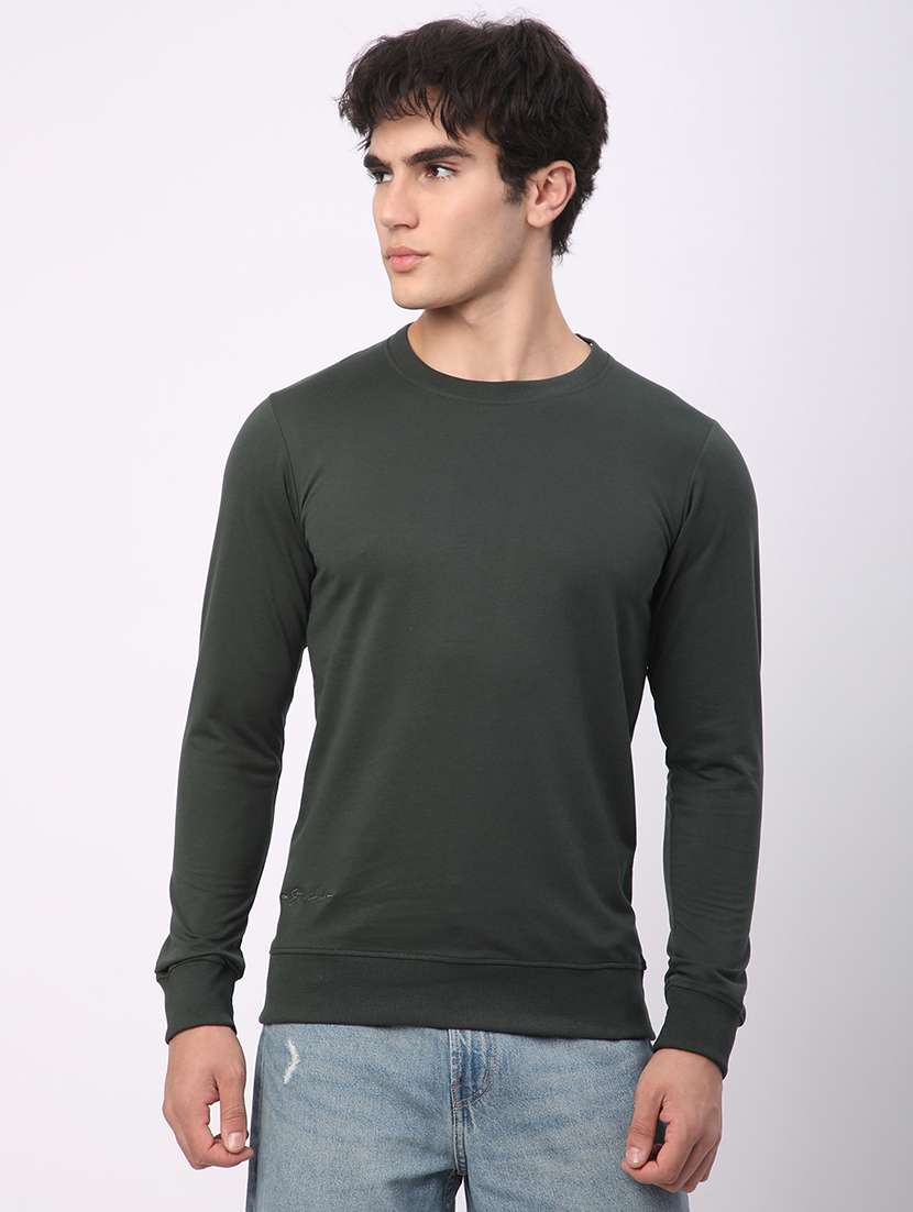 men pack of 2 solid long sleeves sweatshirt - 21930740 - Standard Image - 2