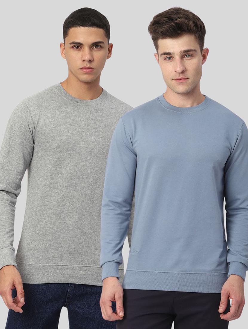 men pack of 2 solid long sleeves sweatshirt - 21930744 -  Zoom Image - 0