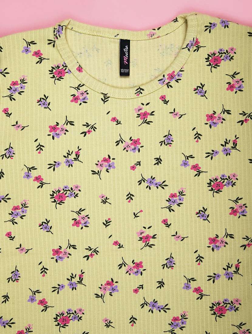 girls printed short sleeve tee - 21930811 -  Standard Image - 2