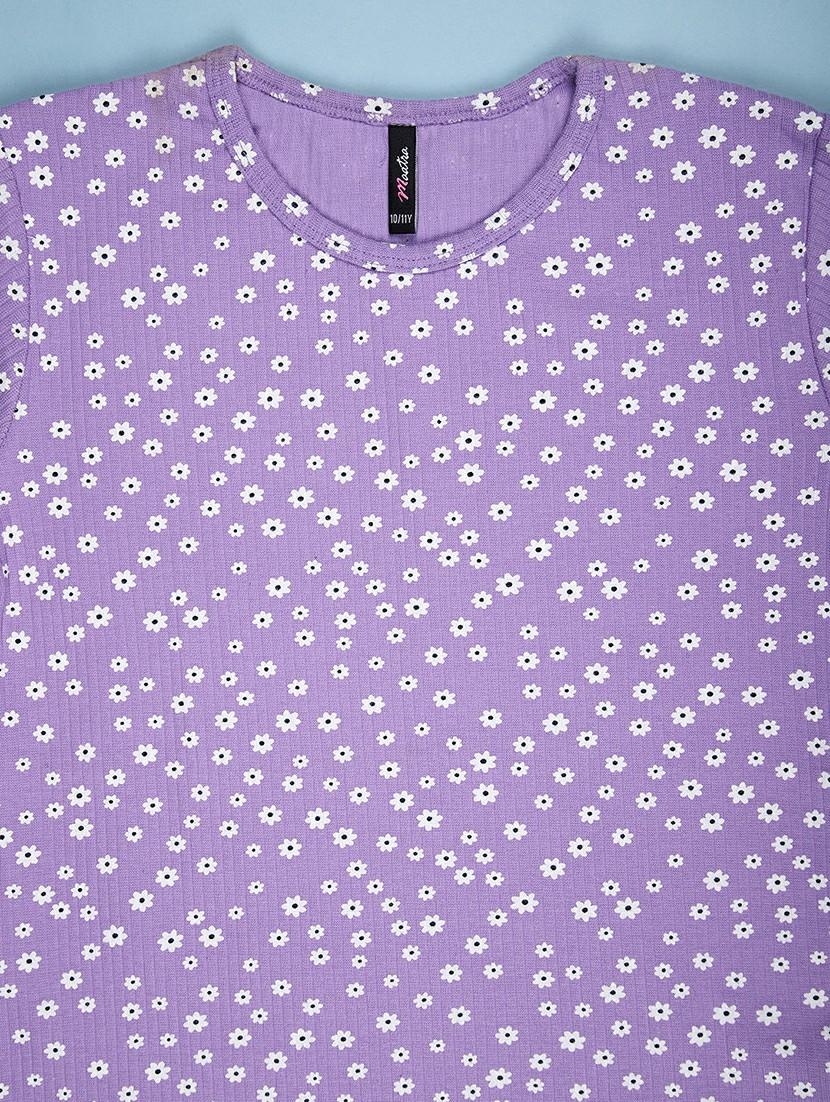 girls printed short sleeve tee - 21930815 - Standard Image - 2