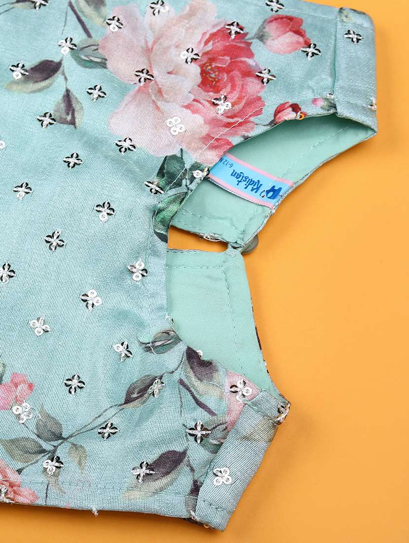 girls floral print lehenga choli with dupatta set - 21930943 -  Standard Image - 2